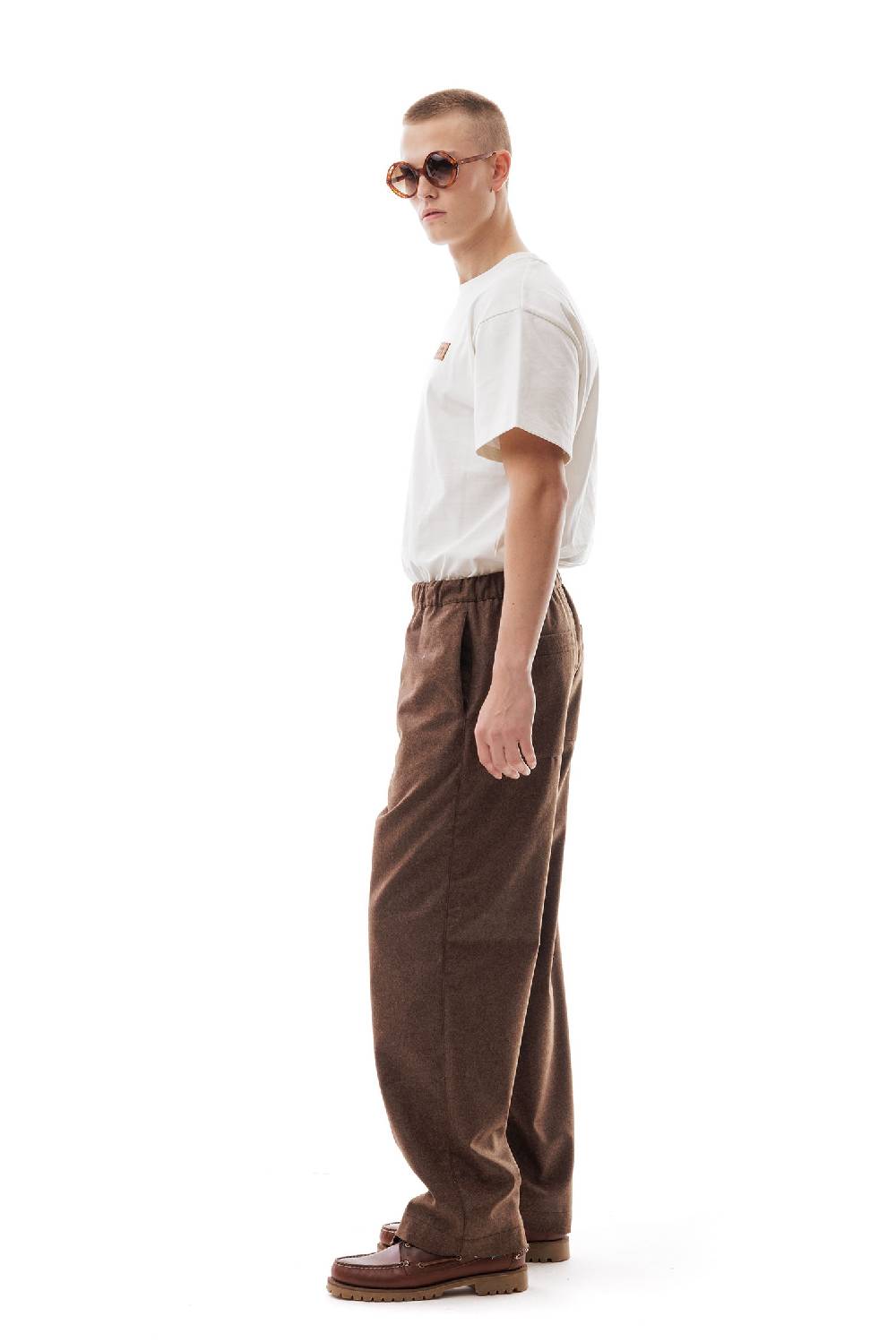 Lc23 WR Wool Pants Brown Nuovo