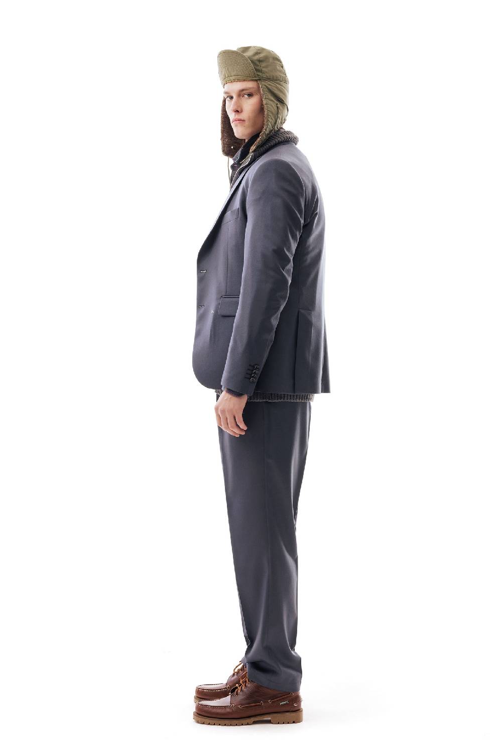 Lc23 Flannel Dark Grey Blazer Soddisfazione Garantita