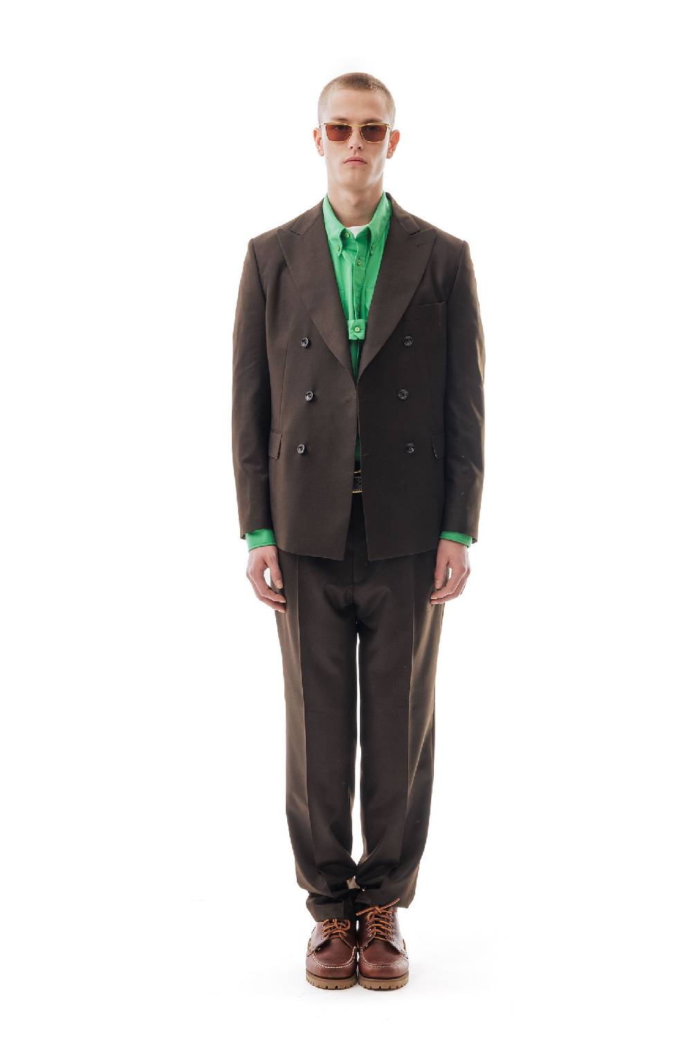 Lc23 Flannel Dark Brown Blazer Qualità Garantita