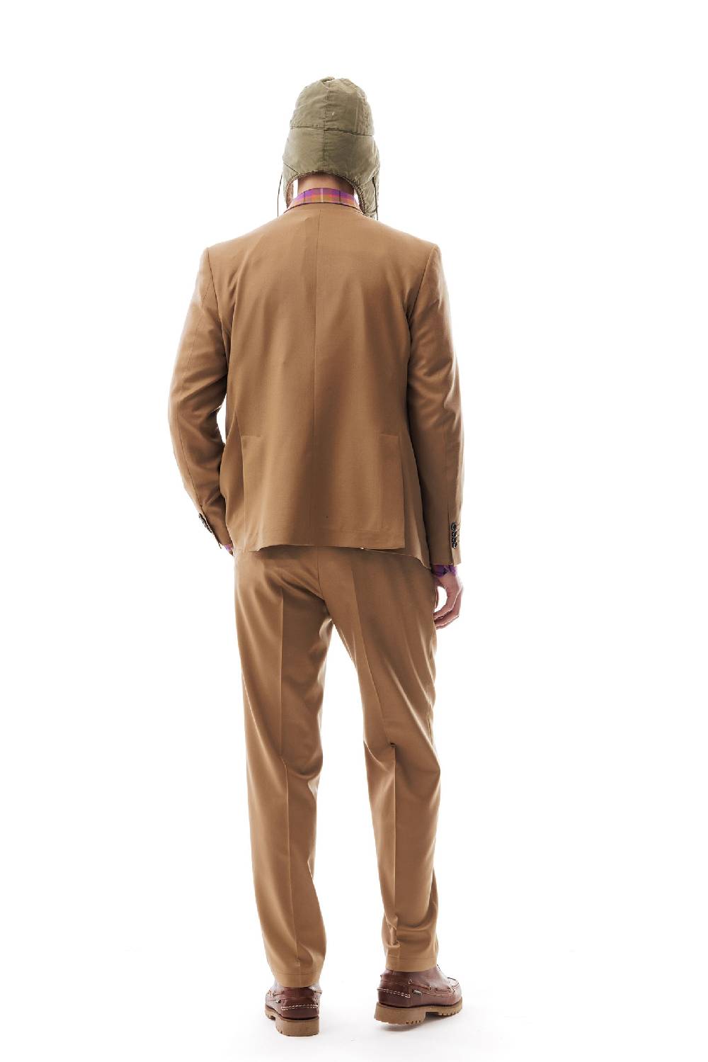 Lc23 Flannel Camel Blazer Negozi Online