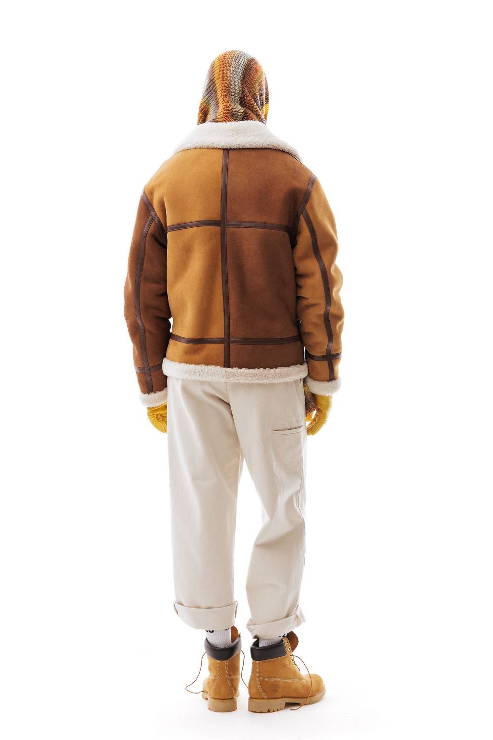 Lc23 Two-Tone Shearling Jacket Promozione Limitata