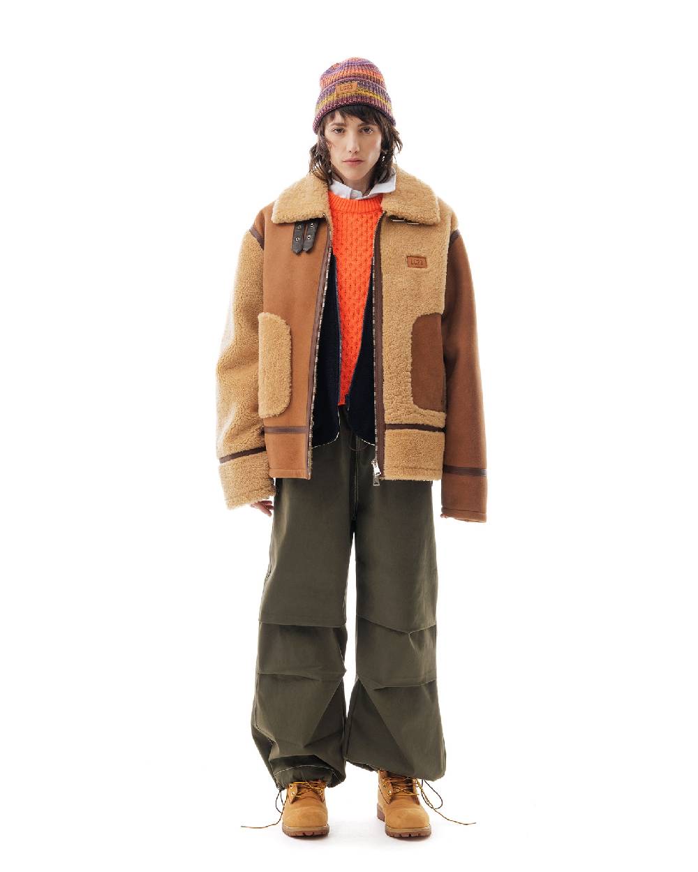 Lc23 Two-Side Shearling Jacket