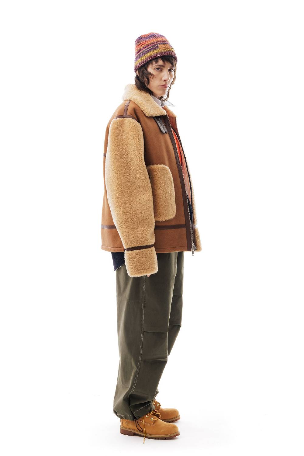 Lc23 Two-Side Shearling Jacket Fino Al -60%