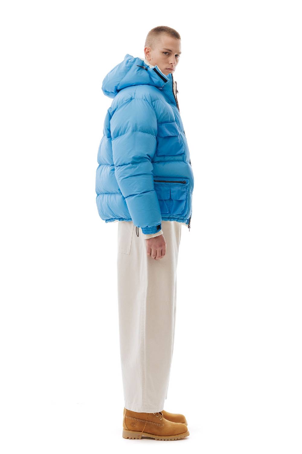 Lc23 Multipocket Down Jacket Blue Sottocosto