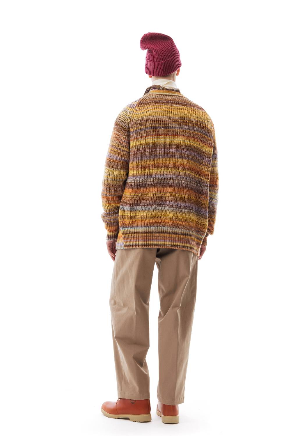Lc23 Multicolor Cardigan Yellow/Orange Economico