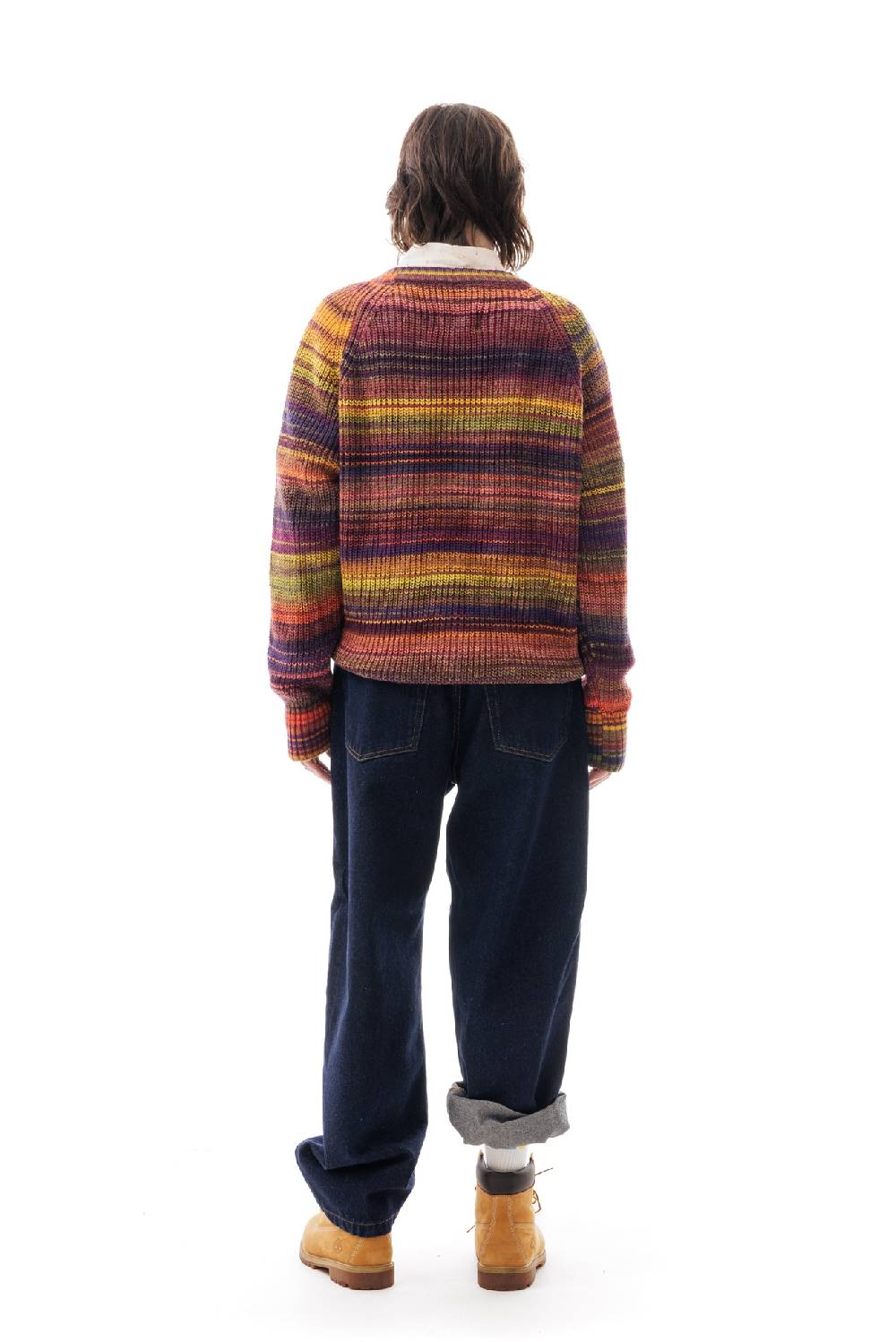 Lc23 Multicolor Cardigan Purple/Yellow Online