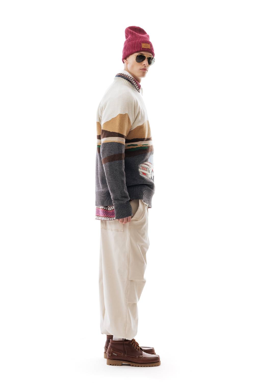 Lc23 Delta Jaquard Sweater Saldi