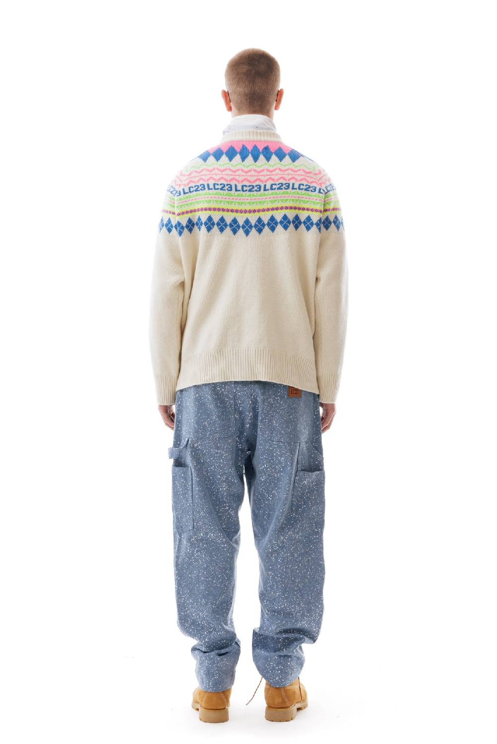 Lc23 LC23 Norvegian Sweater Cream Hotsell