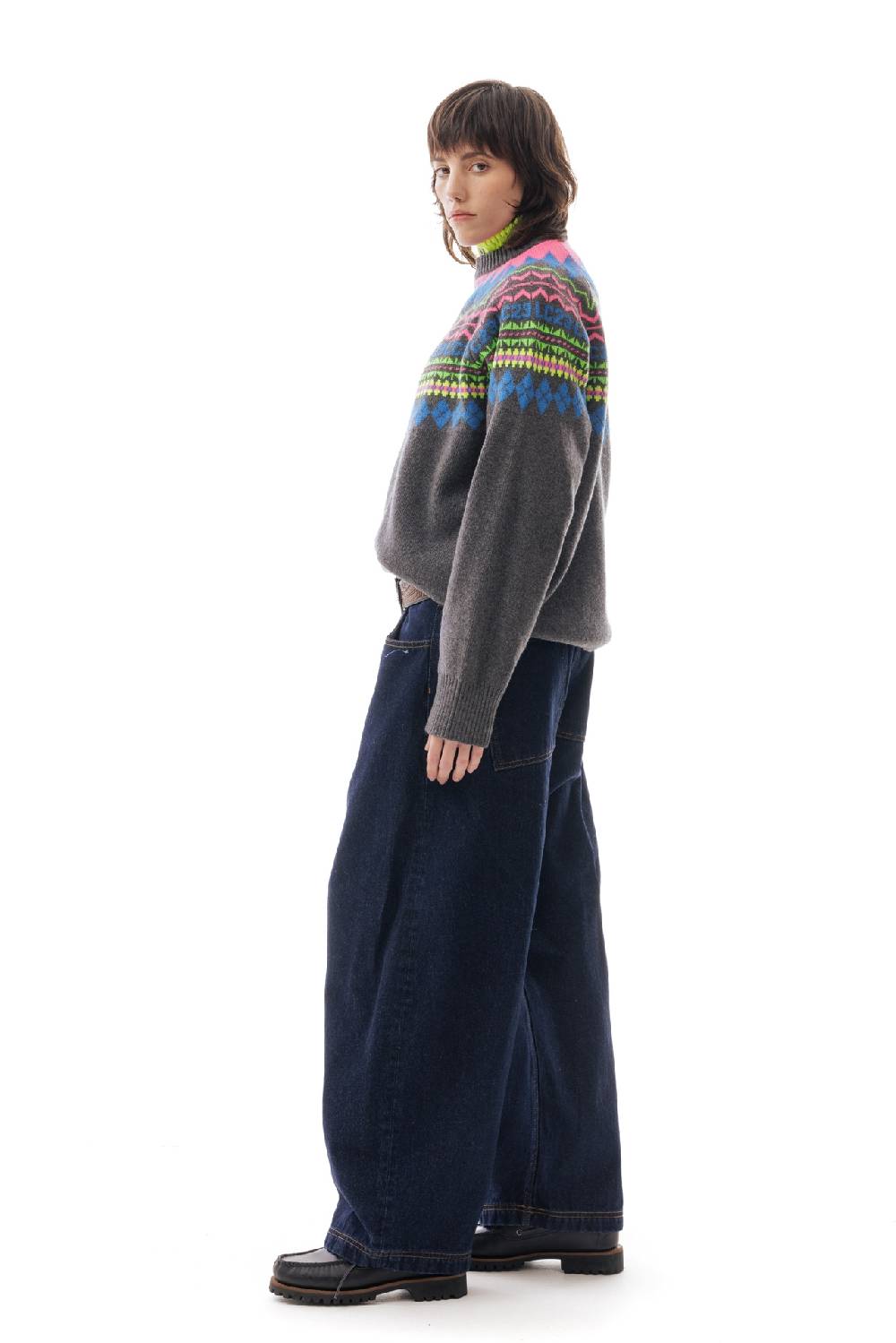 Lc23 LC23 Norvegian Sweater Grey Vendita Calda