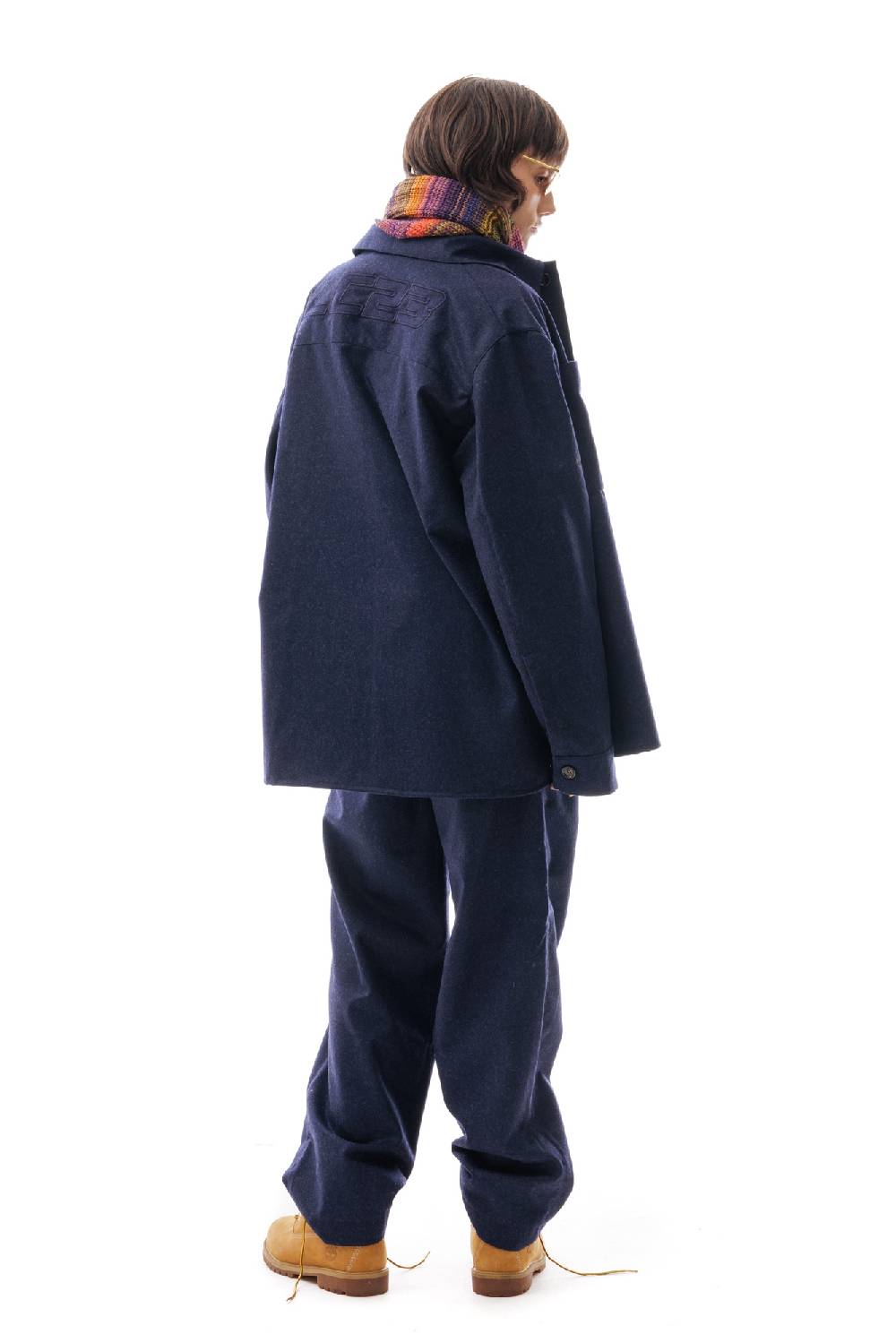 Lc23 WR Wool Overshirt Navy I Più Venduti