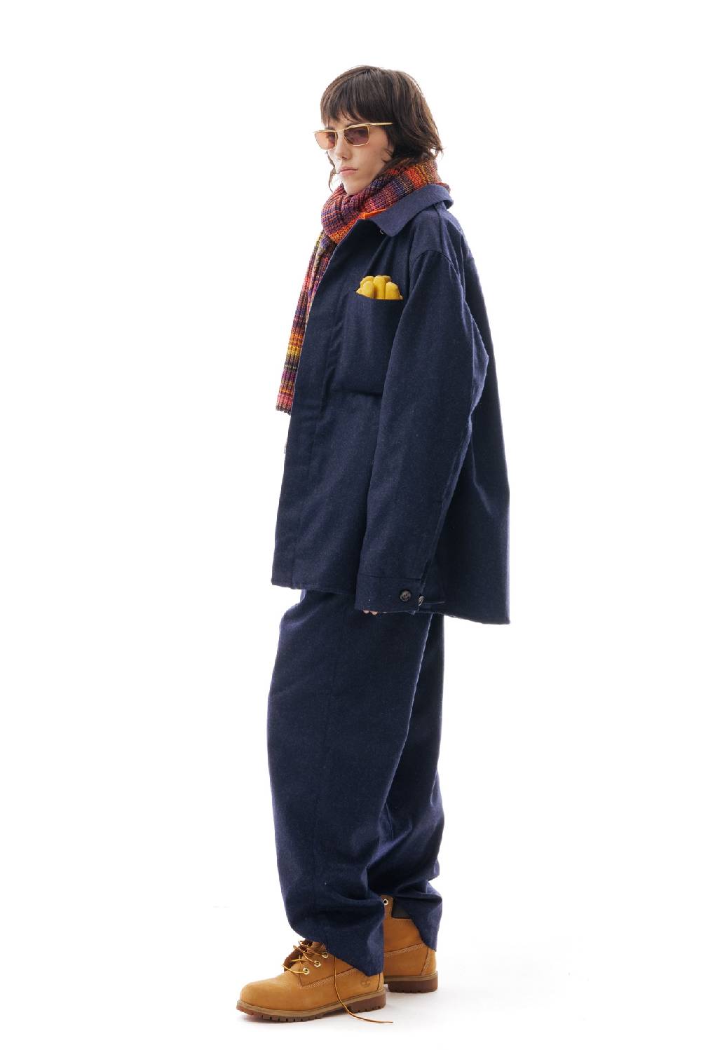 Lc23 WR Wool Overshirt Navy I Più Venduti