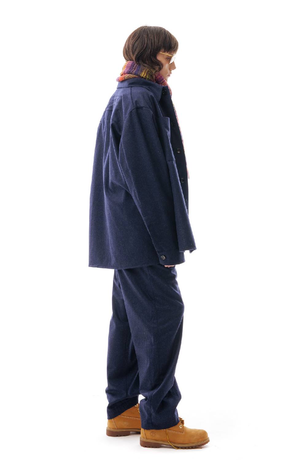 Lc23 WR Wool Overshirt Navy I Più Venduti