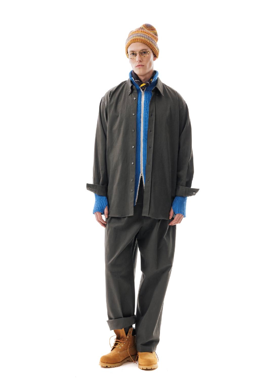 Lc23 Gabardina Overshirt Dark Grey
