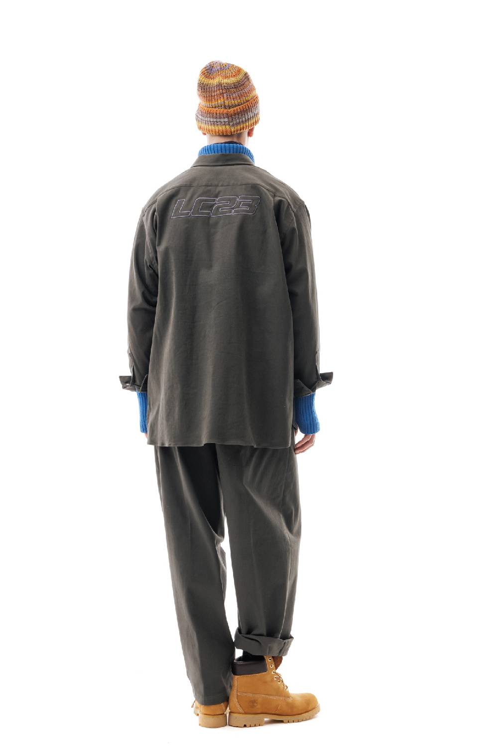 Lc23 Gabardina Overshirt Dark Grey Vendite Flash