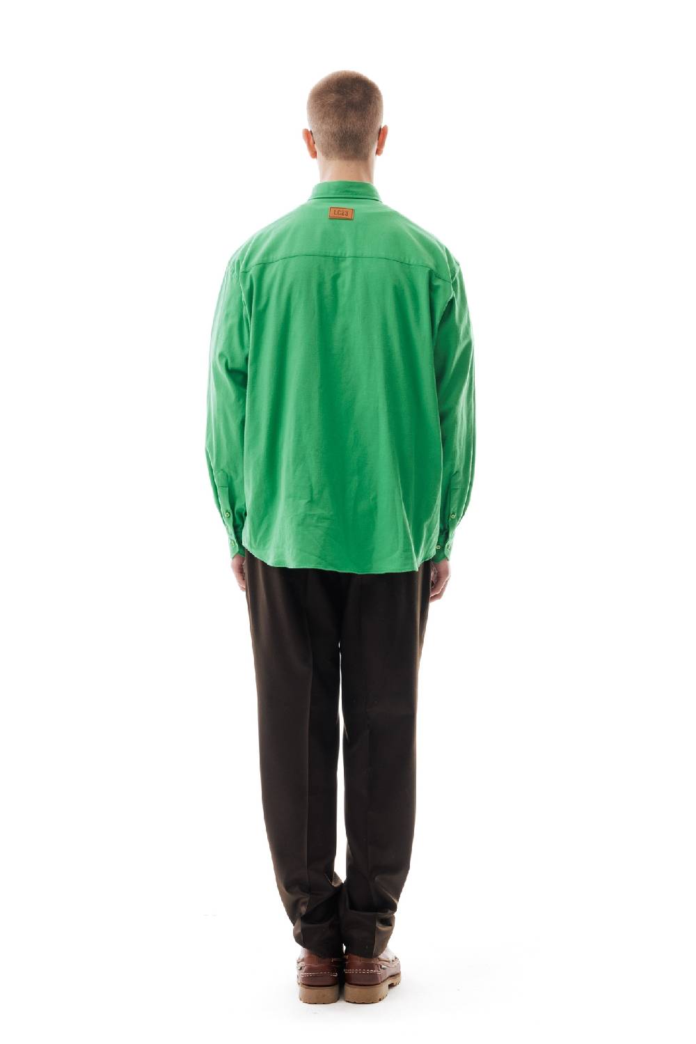 Lc23 Flannel Multipocket Shirt Green 2025