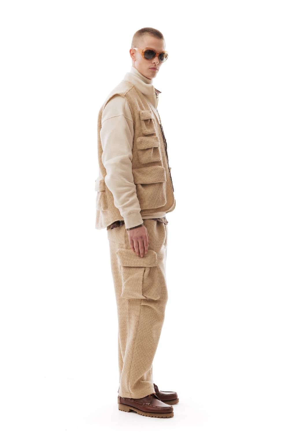 Lc23 Wool Multipocket Vest Spedizione Gratuita