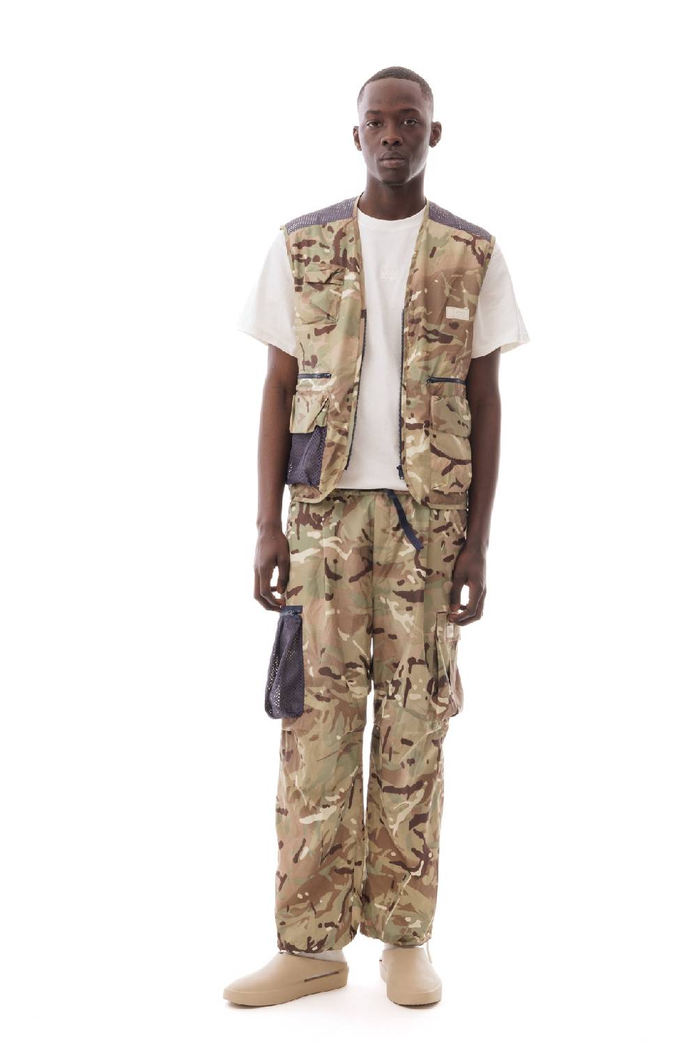 Lc23 Nylon Multipocket Camo Vest