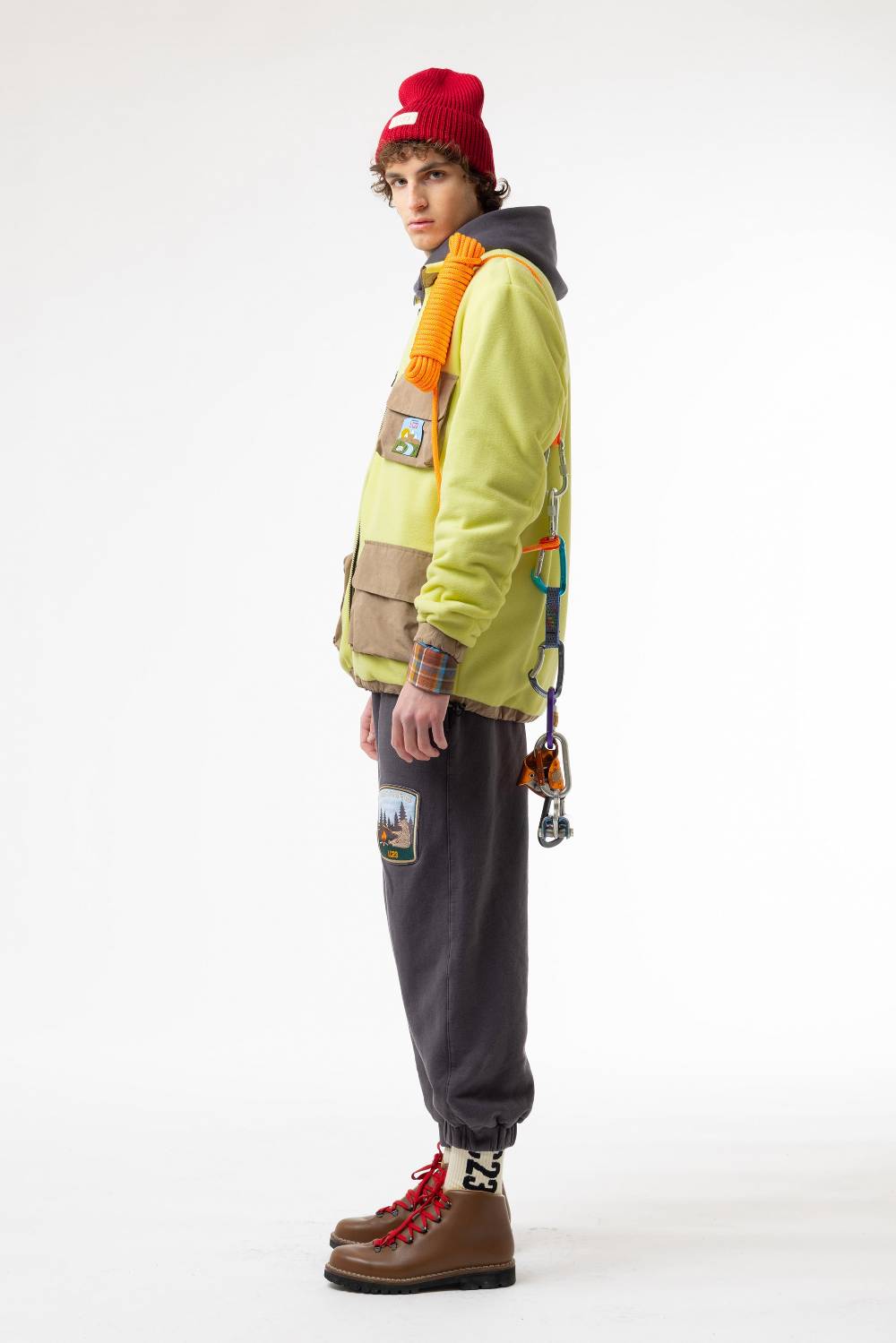 Lc23 Polartec Sherpa Jacket Yellow Fino Al -60%