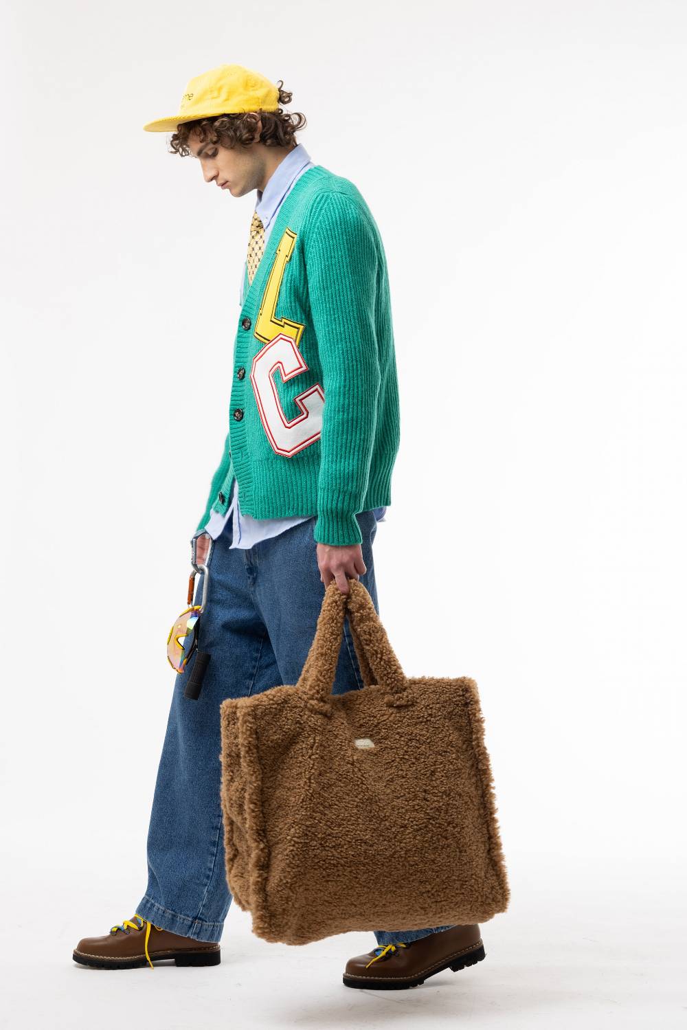 Lc23 Patch Cardigan Green Convenienza