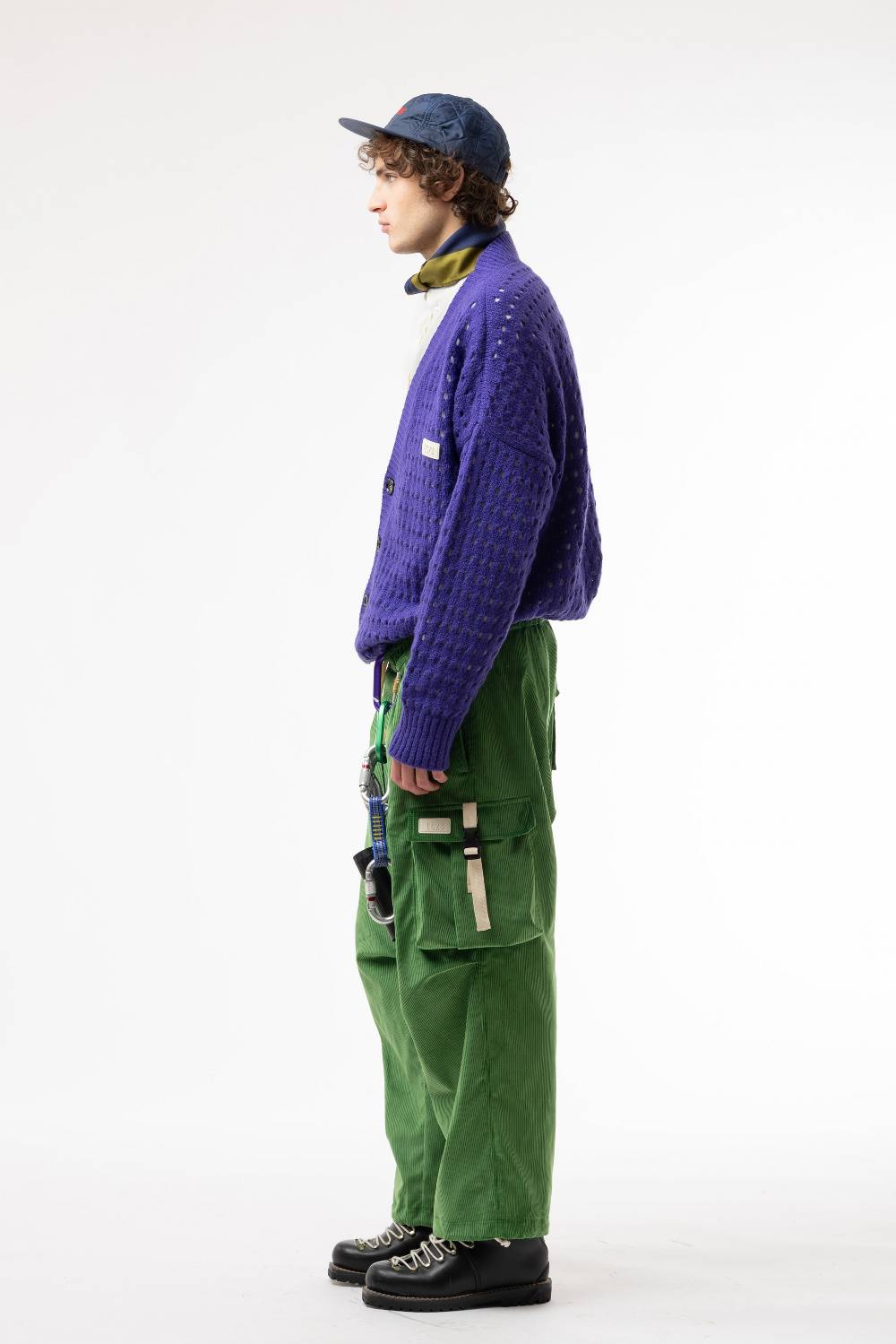Lc23 Perforated Cardigan Purple Sconto