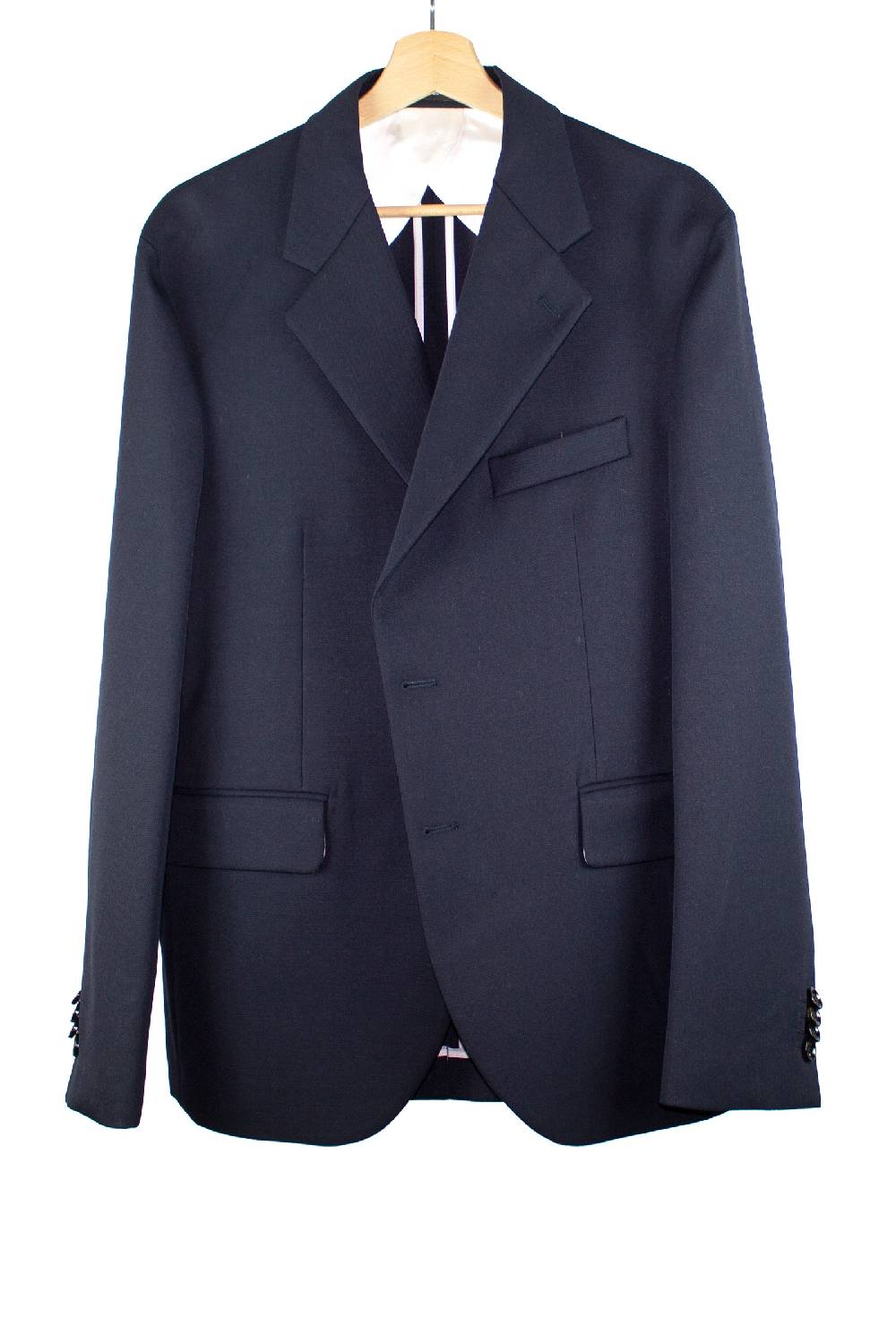 Lc23 Marzotto Wool Navy Blazer Outlet