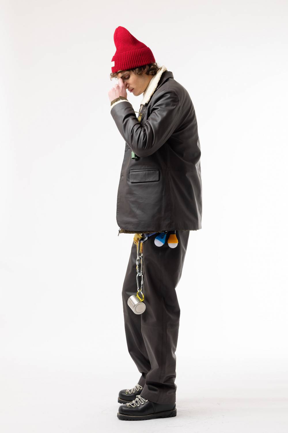 Lc23 Leather Blazer In Vendita
