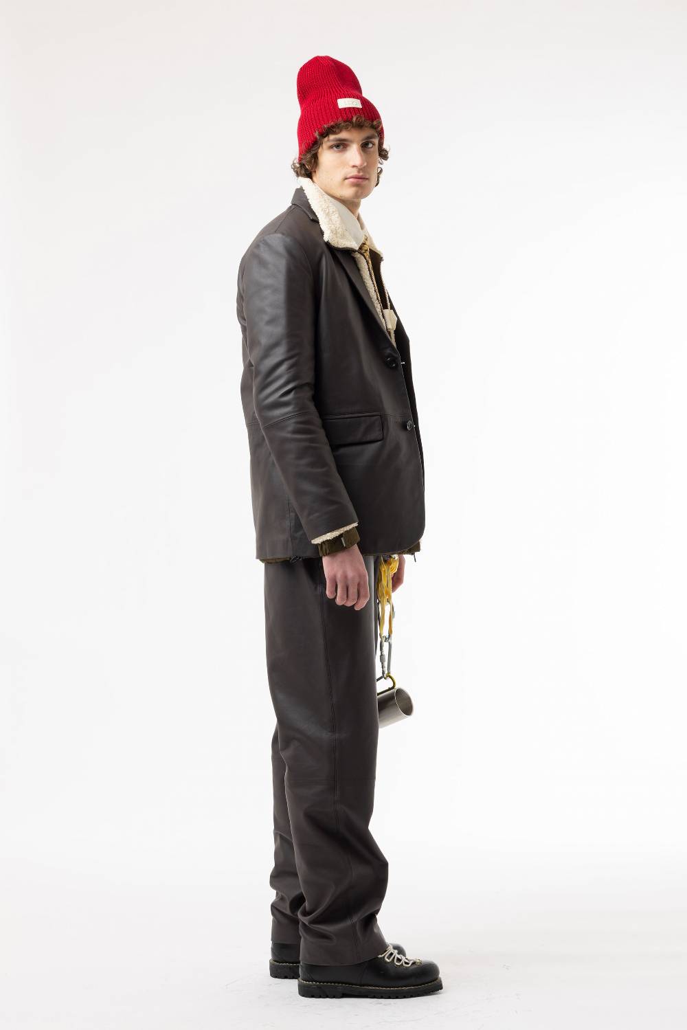 Lc23 Leather Blazer In Vendita