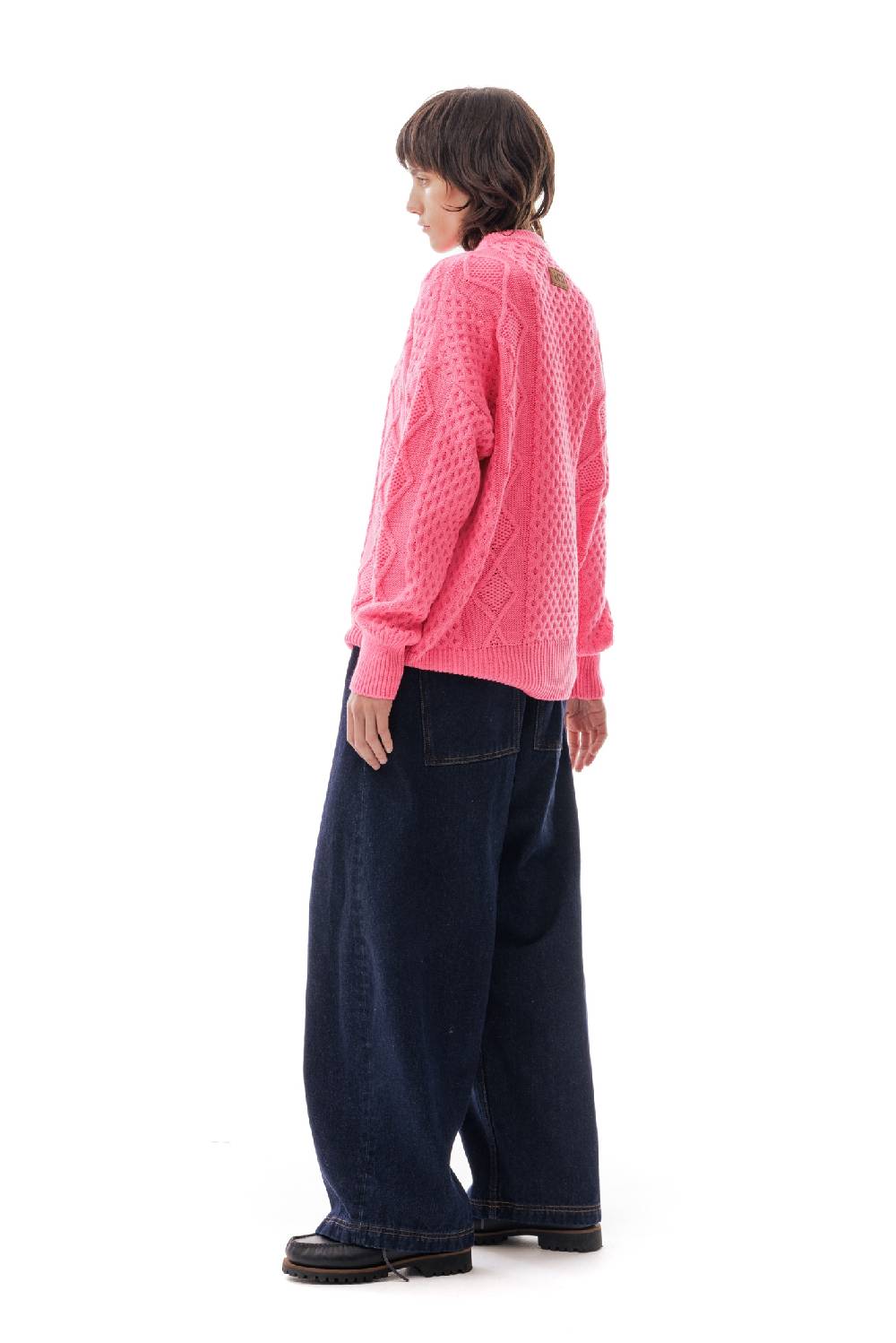 Lc23 Irish Knit Sweater Pink Hotsell