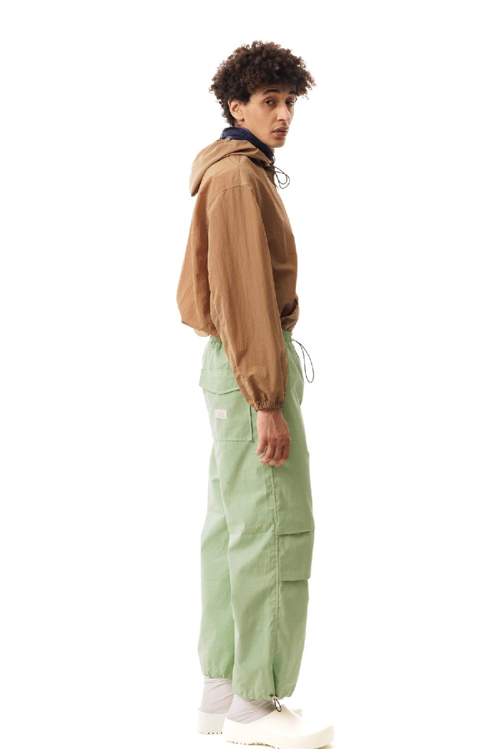 Lc23 Paracadute Ripstop Pants Green Moda