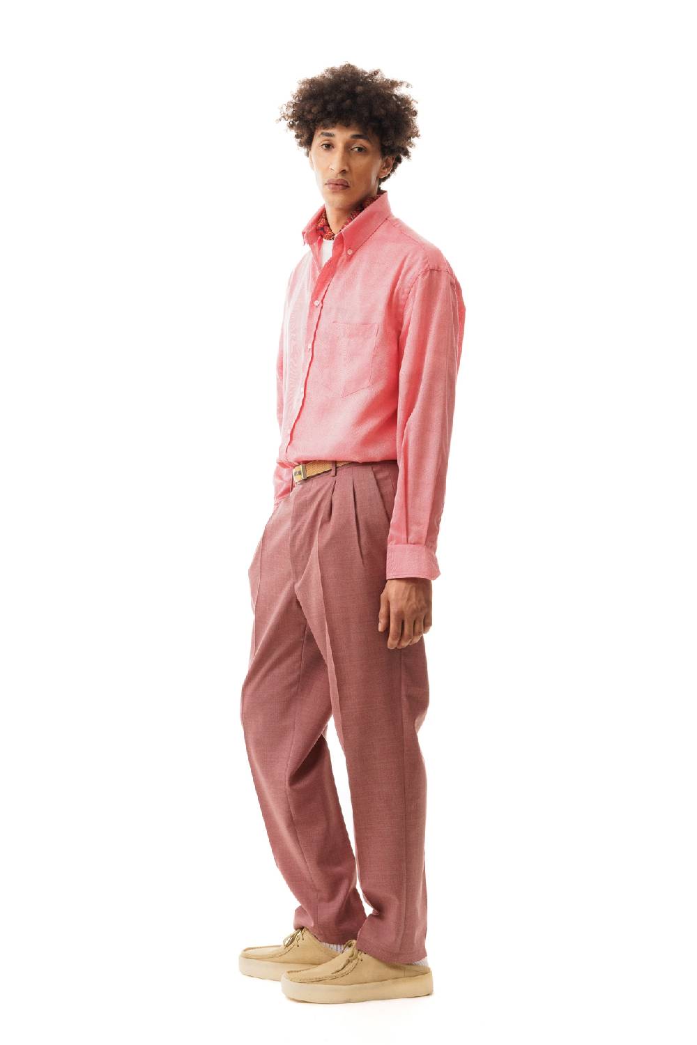 Lc23 Tela Rustica Pink Trousers In Linea