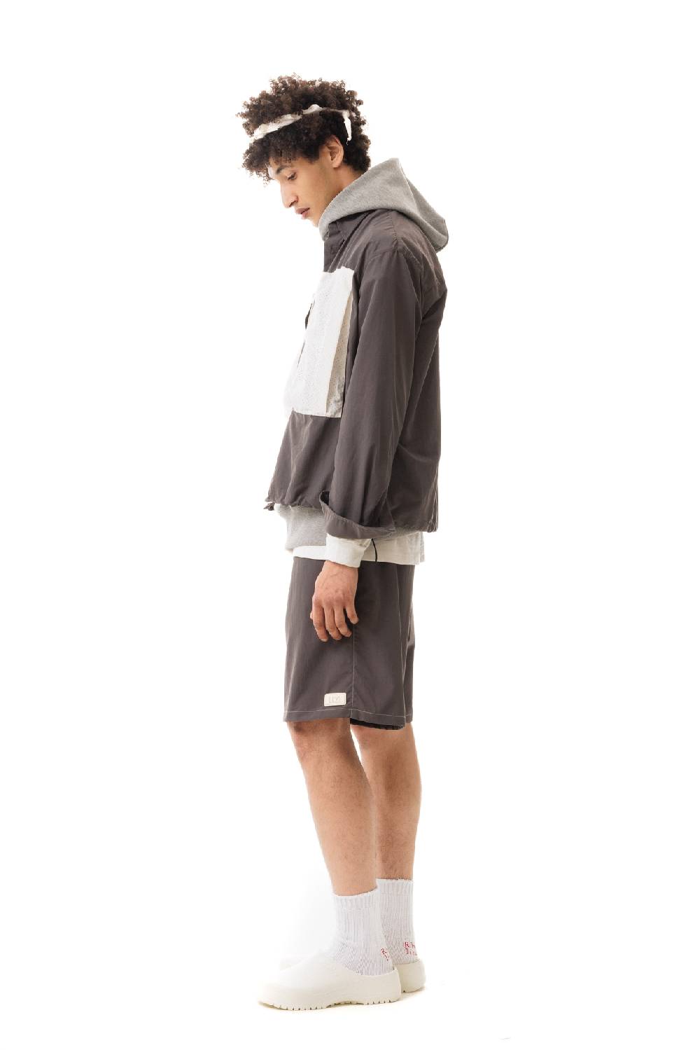 Lc23 Nylon Shirt Grey-Cream Soddisfazione Garantita