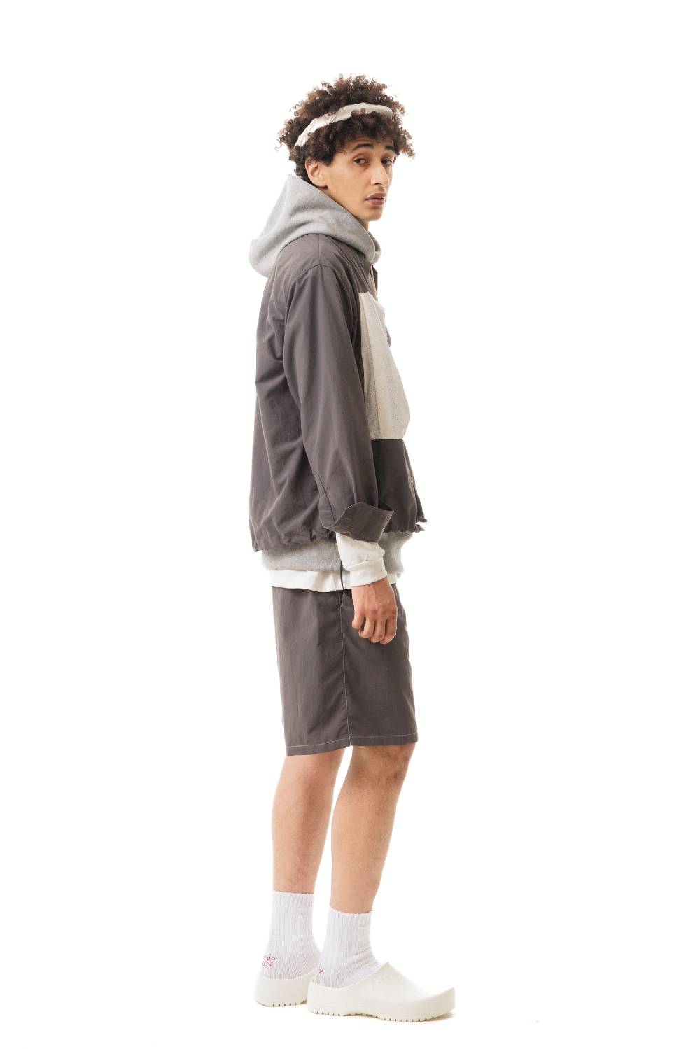 Lc23 Nylon Shirt Grey-Cream Soddisfazione Garantita