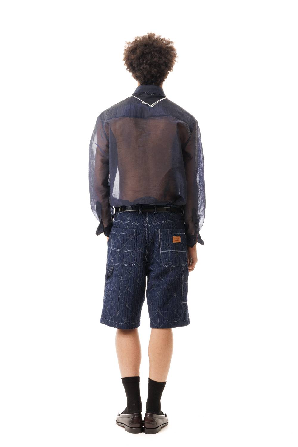 Lc23 Organza Nylon Shirt Navy Acquista Ora