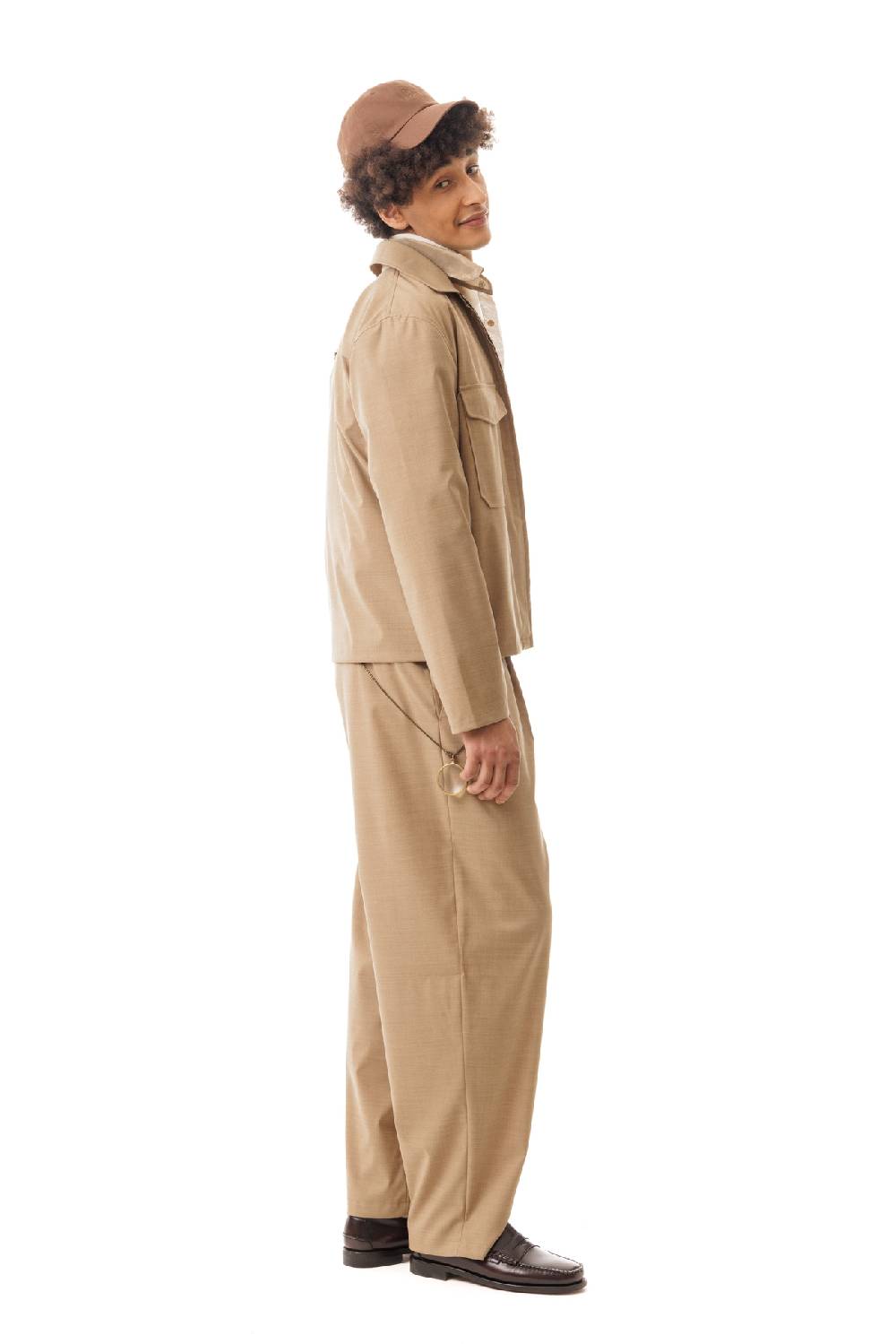 Lc23 Nylon-Wool Overshirt Camel Shopping Online