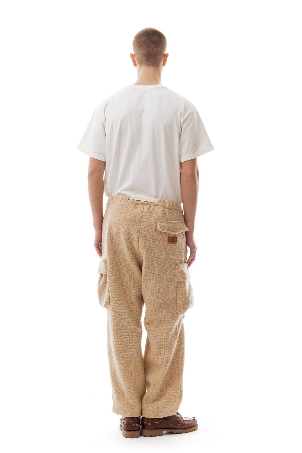 Lc23 Wool Cargo Pants Beige Offerta
