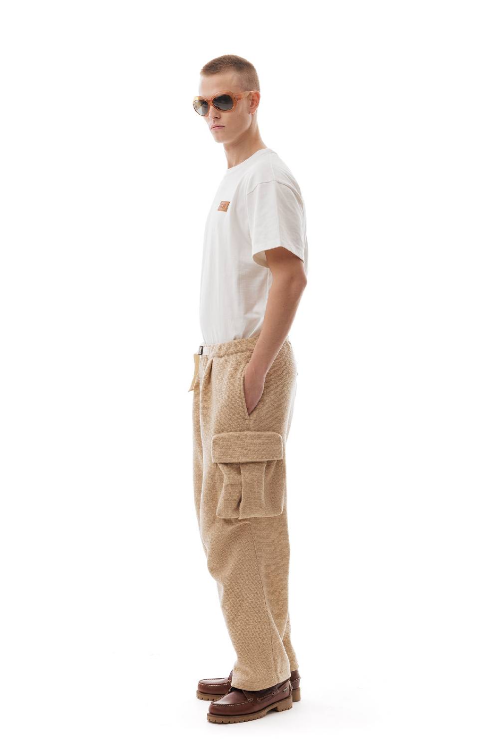 Lc23 Wool Cargo Pants Beige Offerta