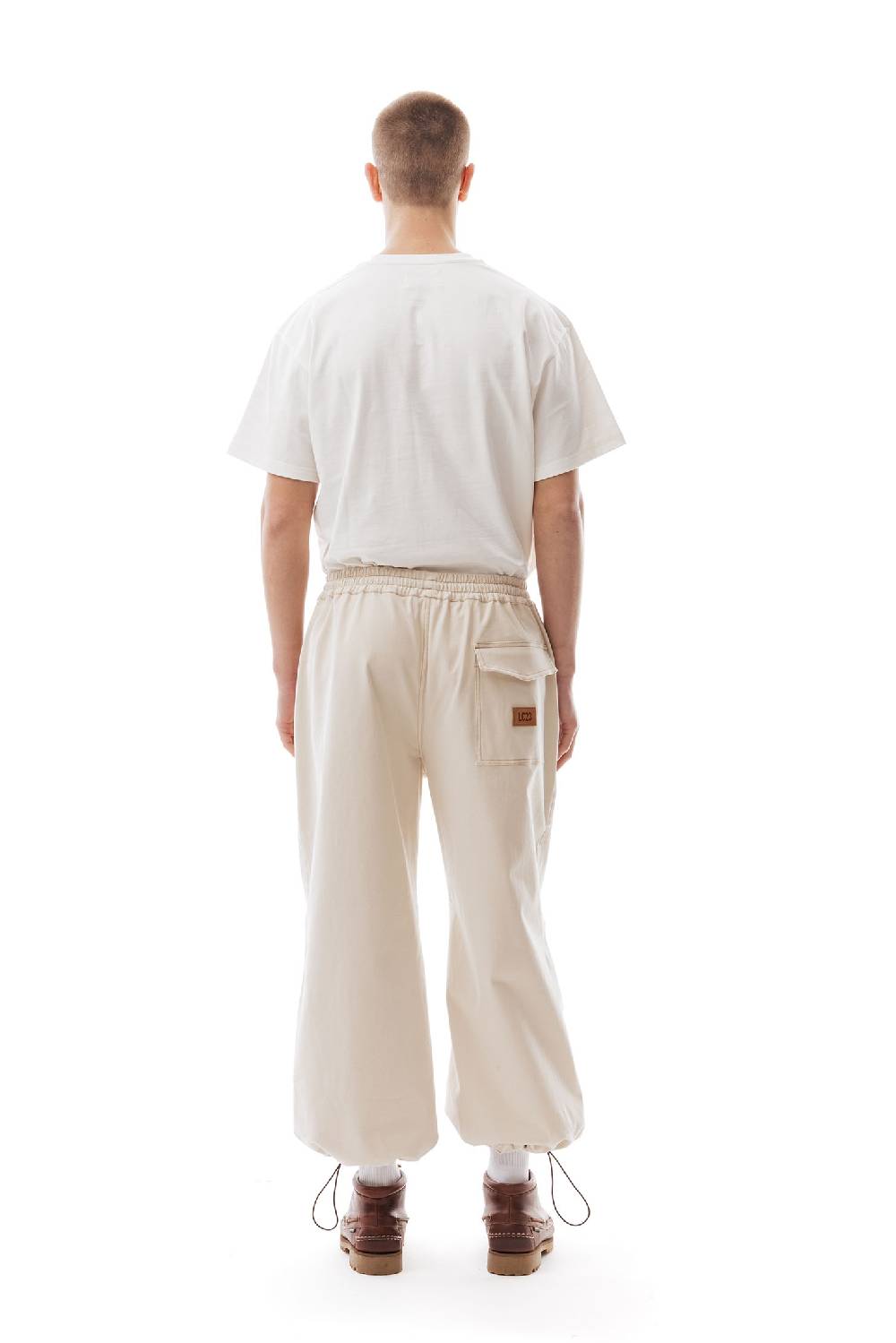 Lc23 Paracadute Pants Cream Saldi