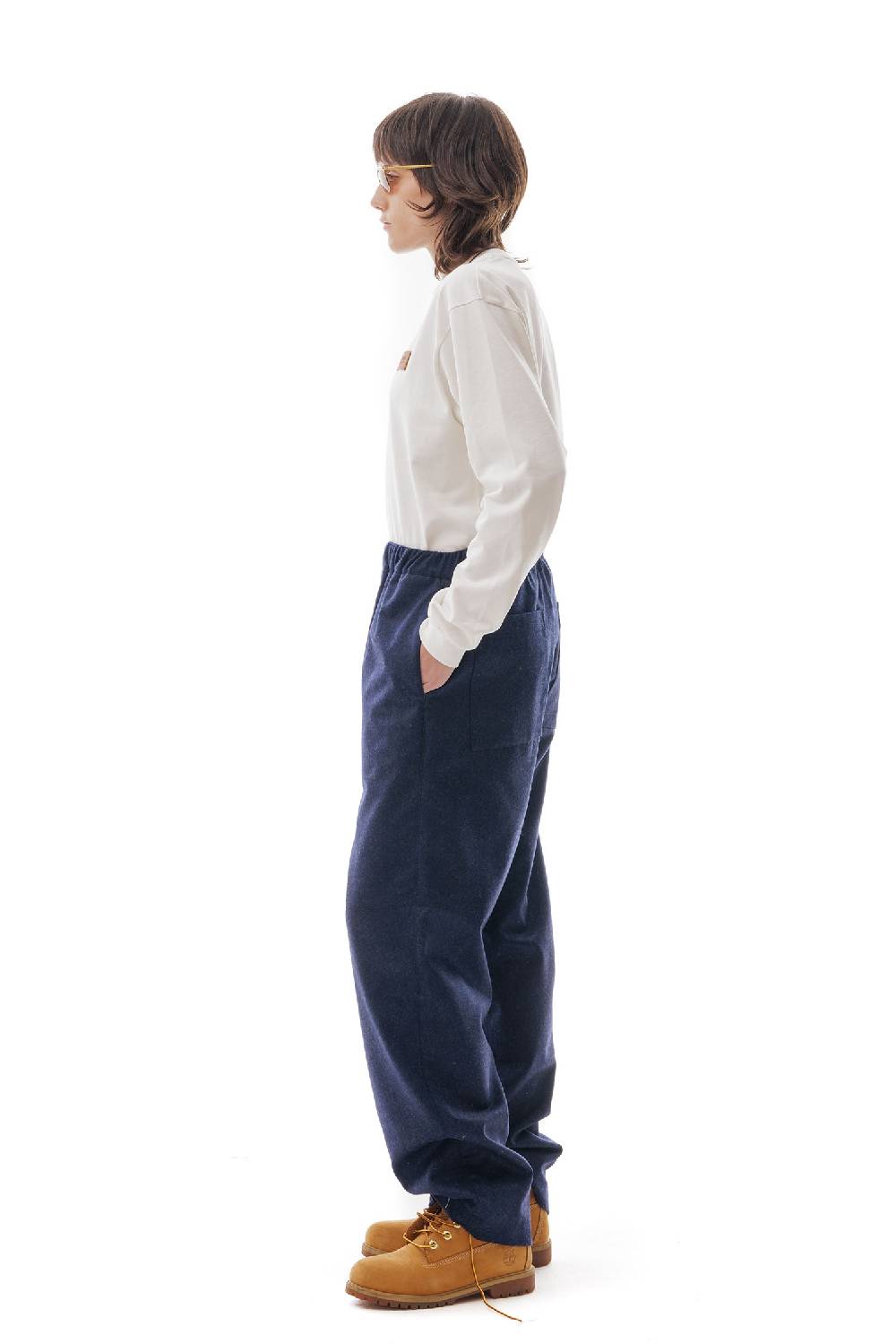 Lc23 WR Wool Pants Navy Vendita Calda