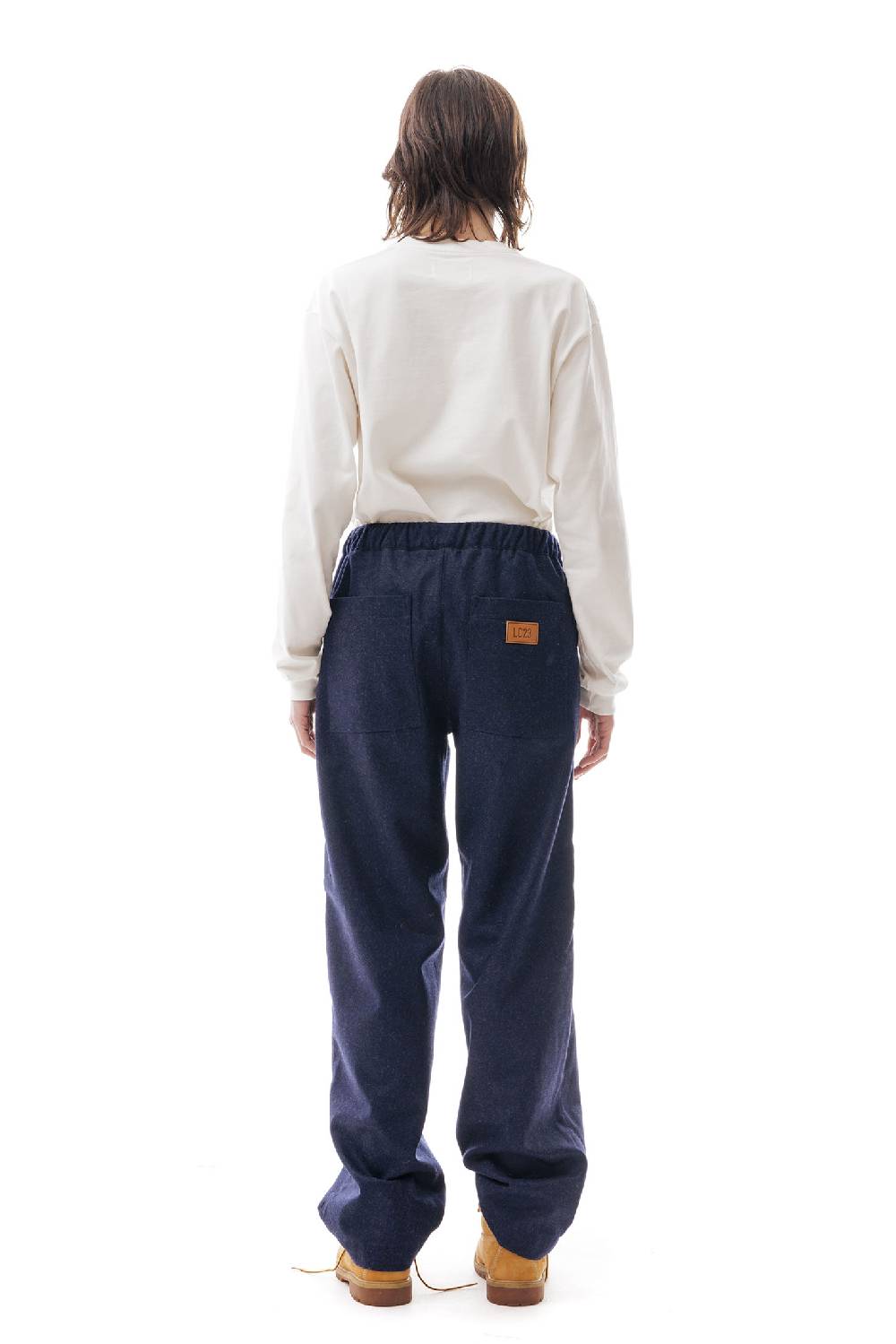 Lc23 WR Wool Pants Navy Vendita Calda