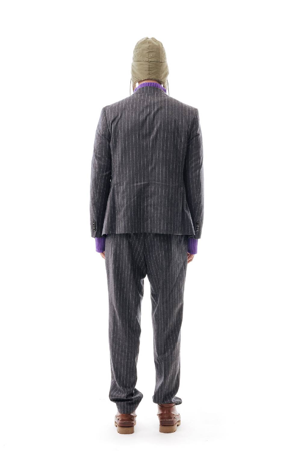 Lc23 Gessato Grey Blazer Vendita Economica