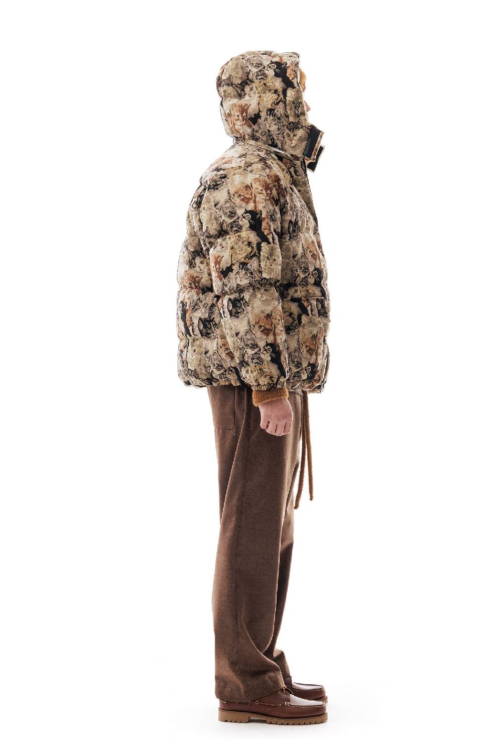Lc23 Tapestry Cats Down Jacket Offerta speciale della fabbrica