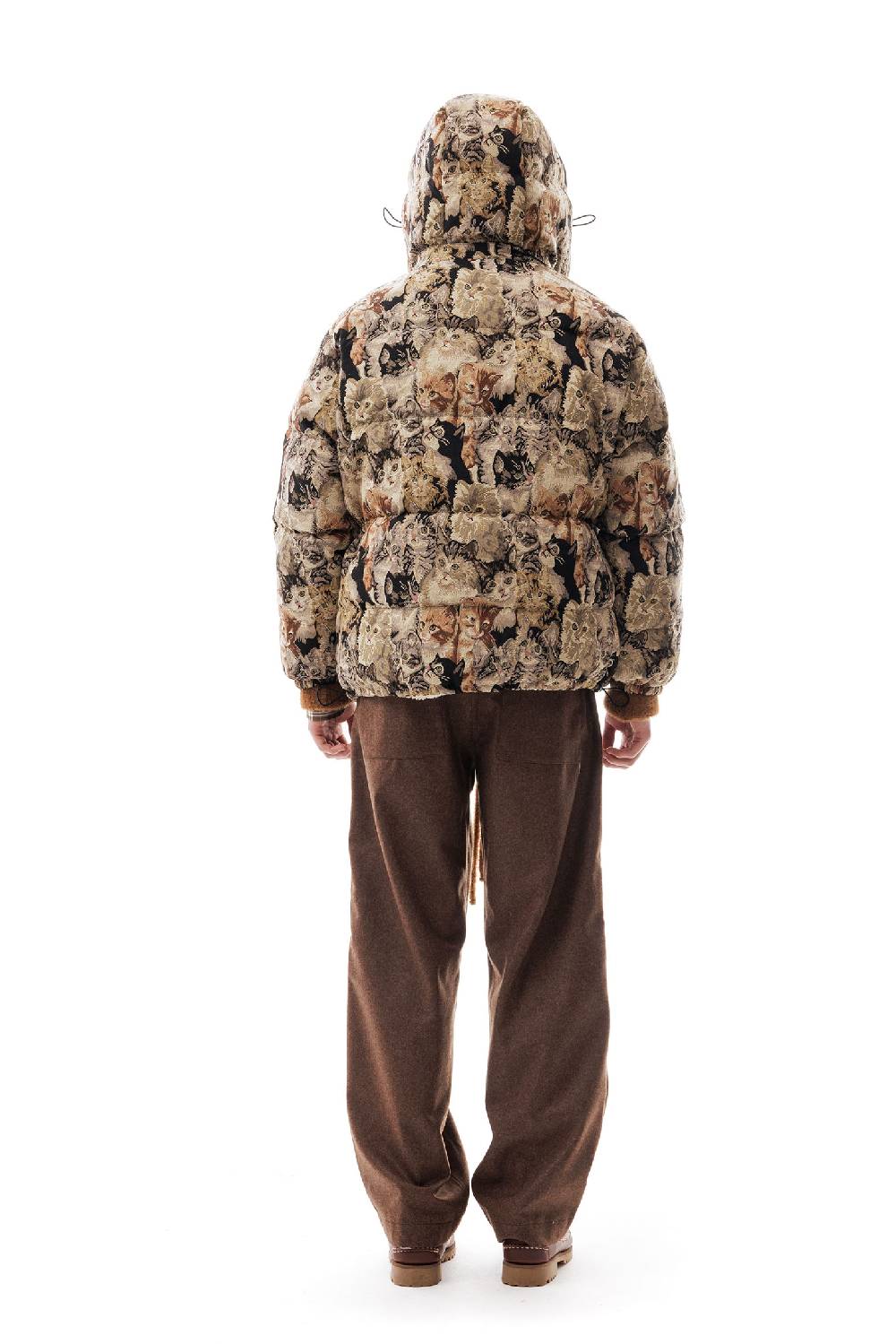 Lc23 Tapestry Cats Down Jacket Offerta speciale della fabbrica