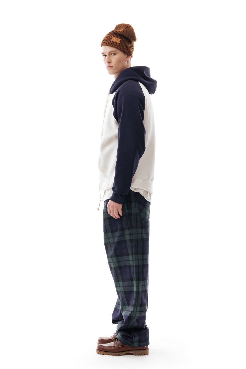 Lc23 Bicolor Hoodie Cream/Navy Nuova