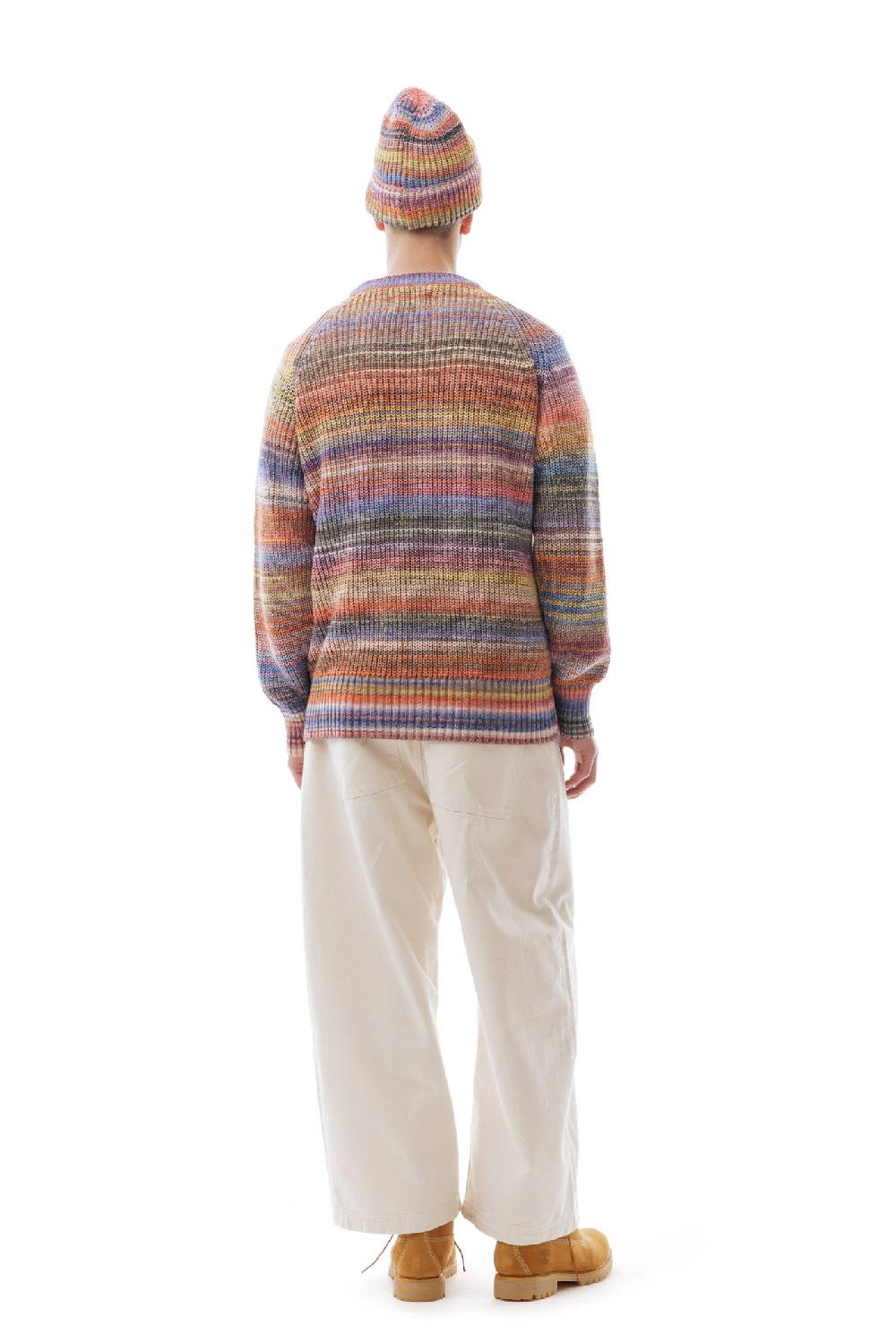Lc23 Multicolor Sweater Cream/Blue/Pink Italia