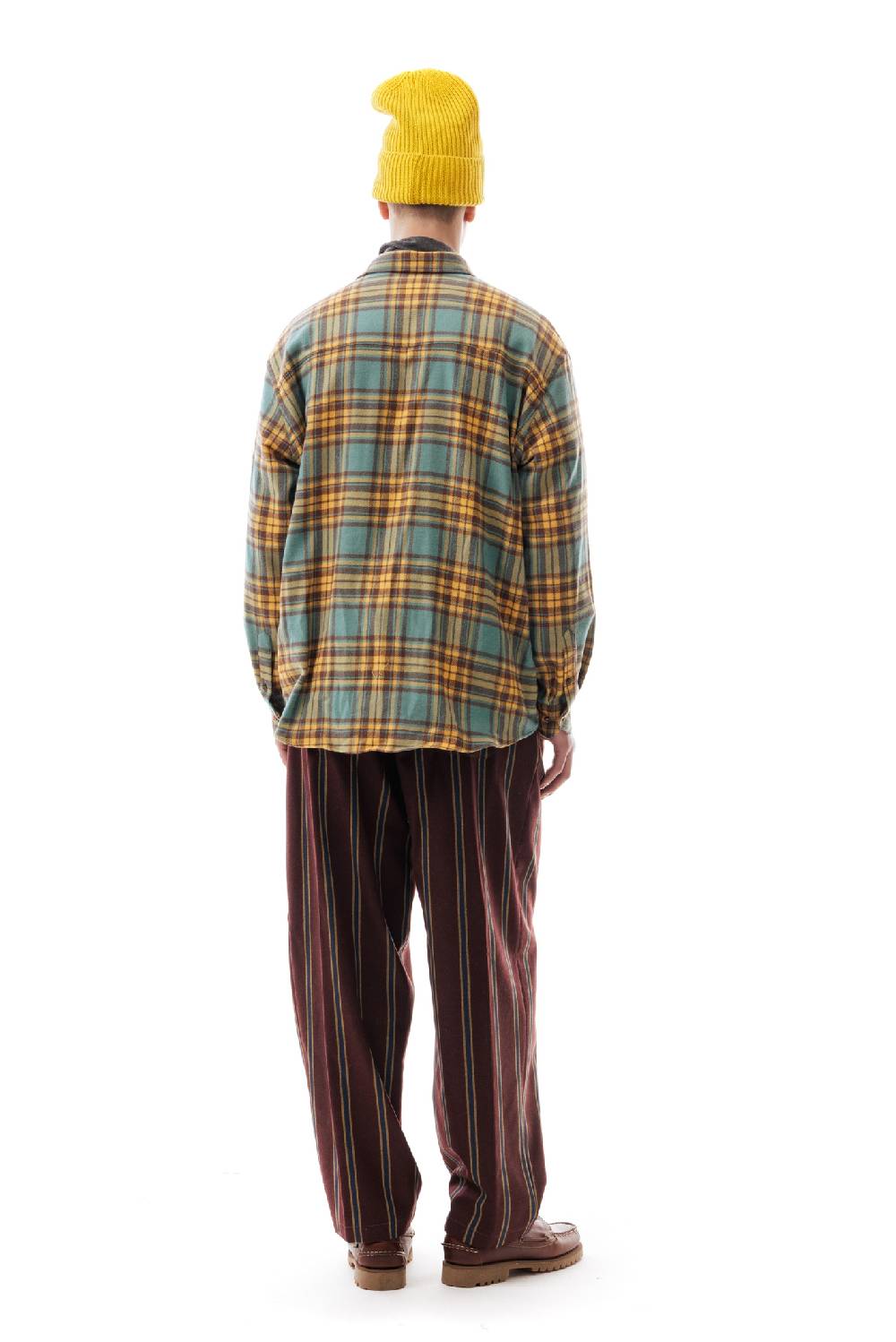 Lc23 Flannel Check Shirt Green/Yellow Shopping Online