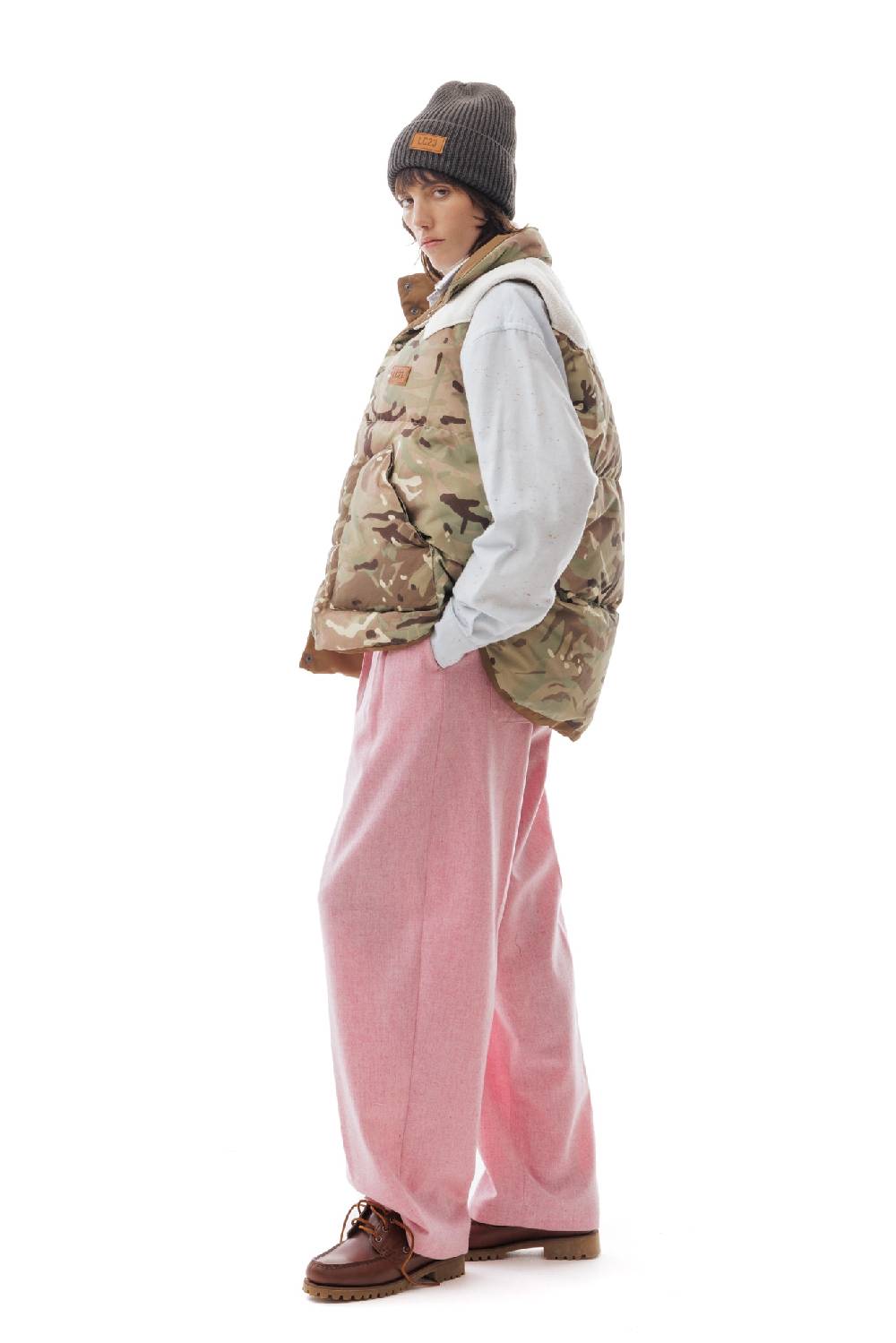 Lc23 Camo Paneled Down Vest Prezzo Ridotto