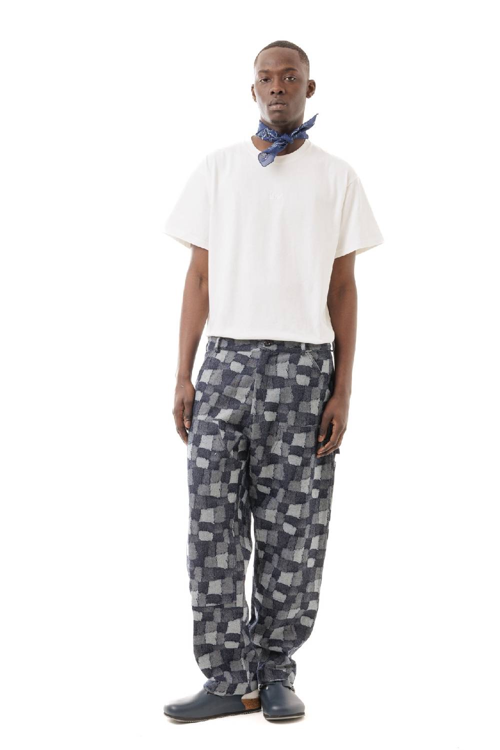 Lc23 Patchwork Denim Work Trousers