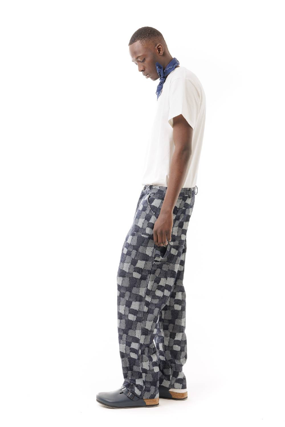 Lc23 Patchwork Denim Work Trousers Offerte