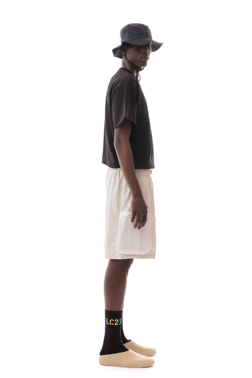 Lc23 Nylon Cargo Shorts White I Più Venduti