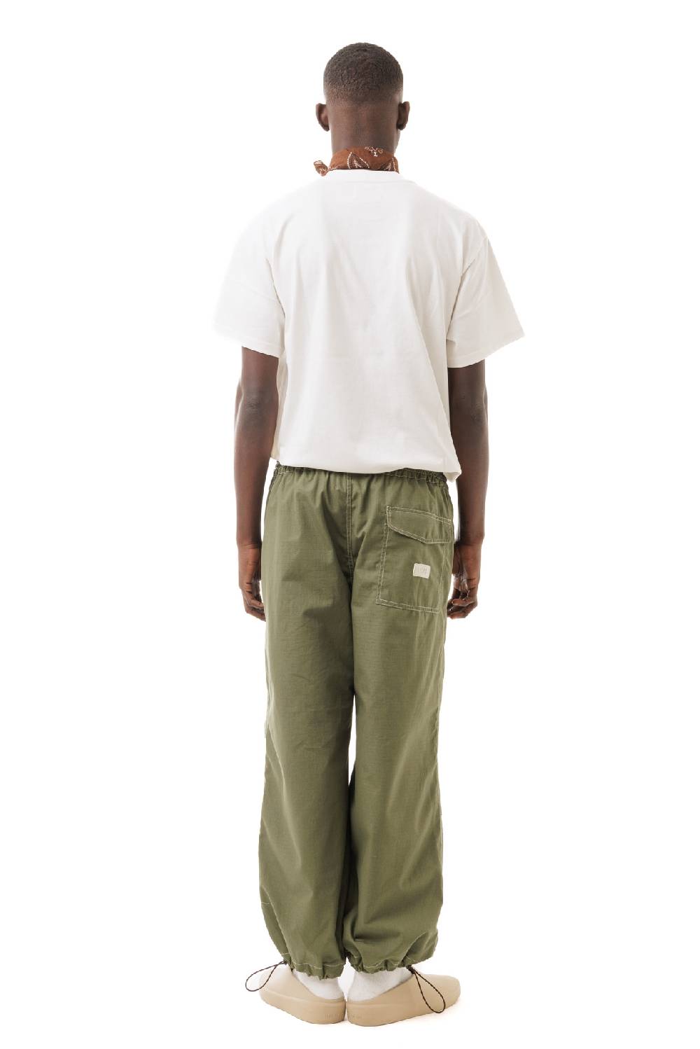 Lc23 Paracadute Pants Army Green In Saldo